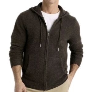 Quince Men's Size Medium Full Zip Hoodie Cashmere